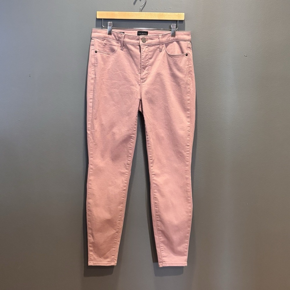 Talbots Flawless Jeggings Ankle Mauve Womens 8 Classic Chic Pants